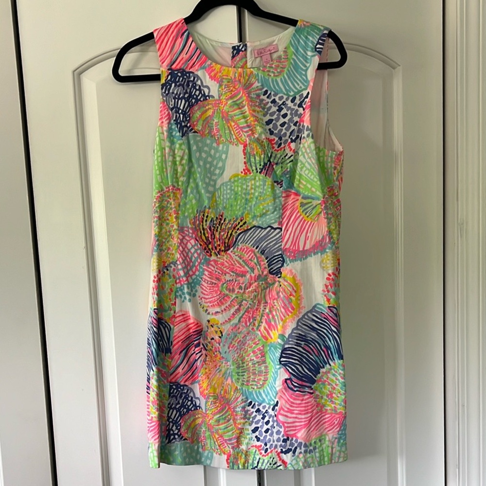 Lilly Pulitzer Mila Shift Dress in Roar of the Seas size 6